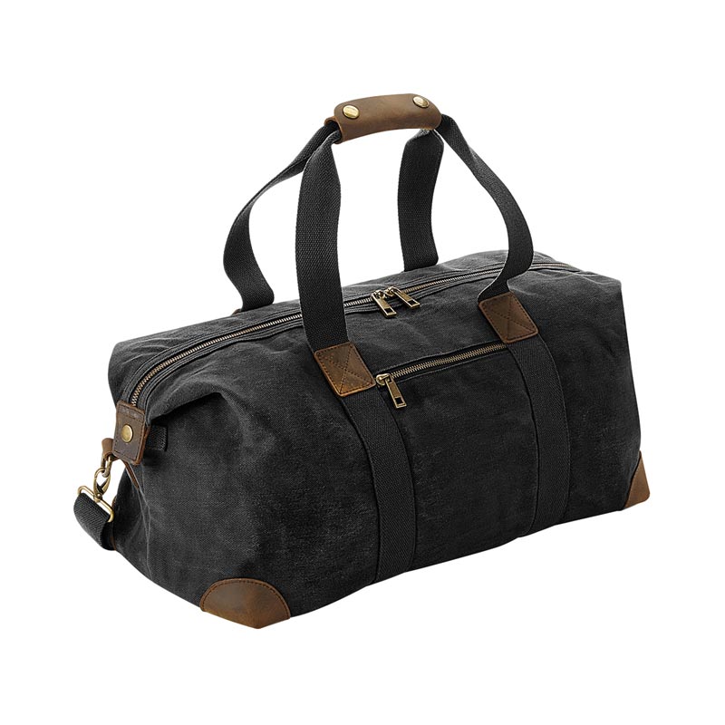 Heritage waxed canvas holdall - Olive Green One Size